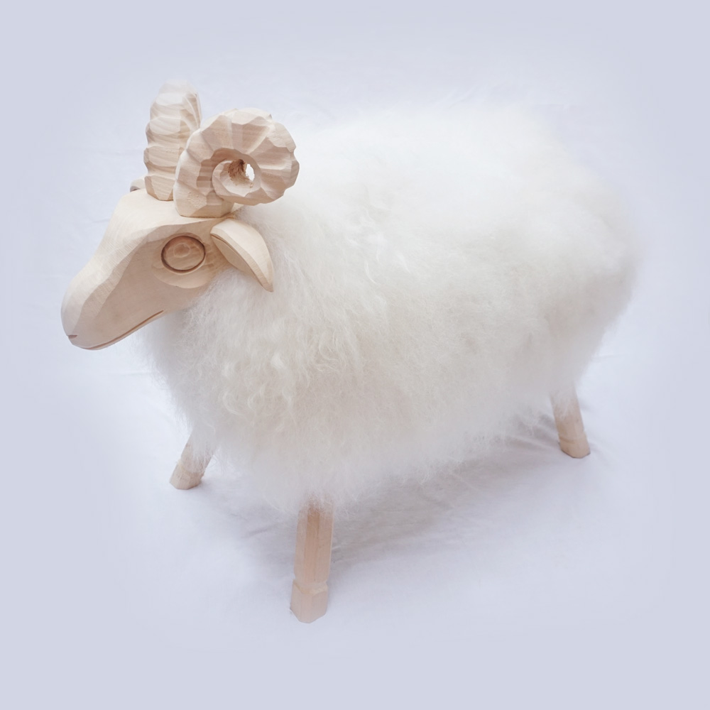 Ovečka - stredná biela