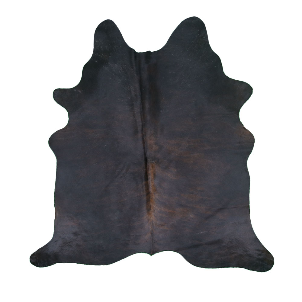 Hovädzia koža - Brindle Black 200x200 cm